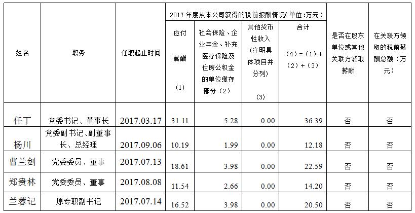 游艇会206yth集团总部薪酬公示（2017年度）