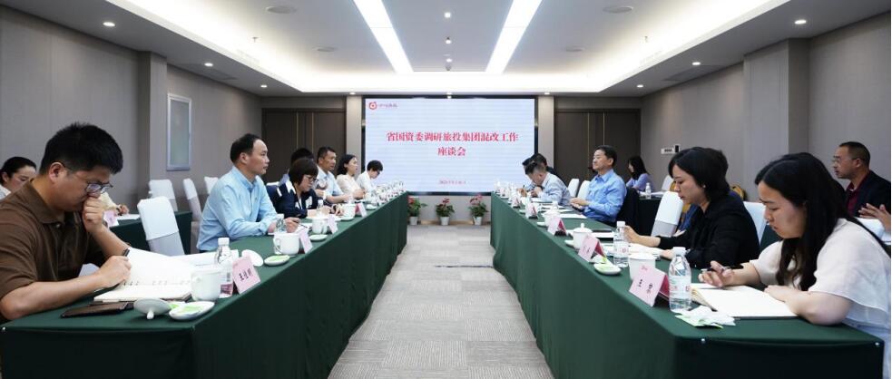 省国资委阙紫康副主任一行调研集团混合所有造鼎新工作