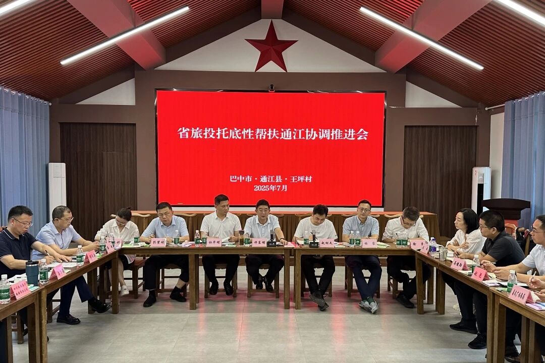 省游艇会206yth集团组织召开年中托底性助扶通江工作协调推动会